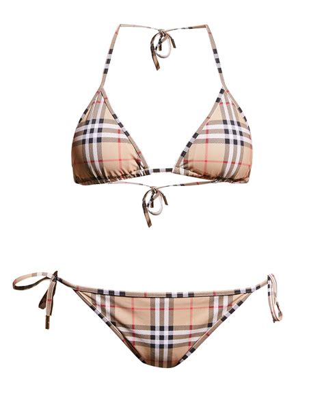 Burberry cobb triangle bikini